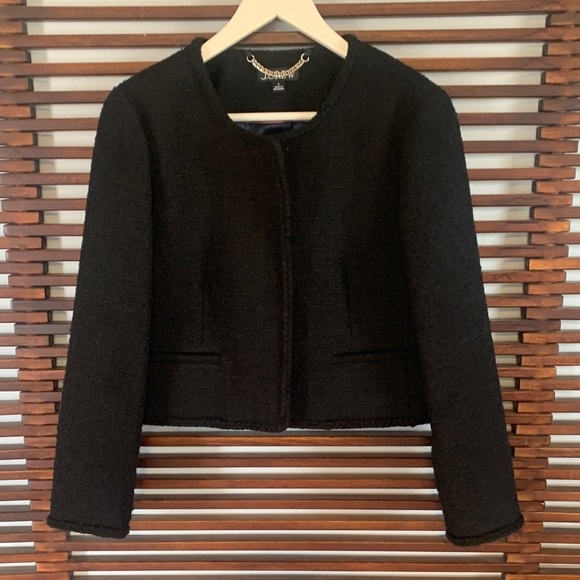 J. Crew Jackets & Blazers - J. Crew Black Boucle Women's Jacket